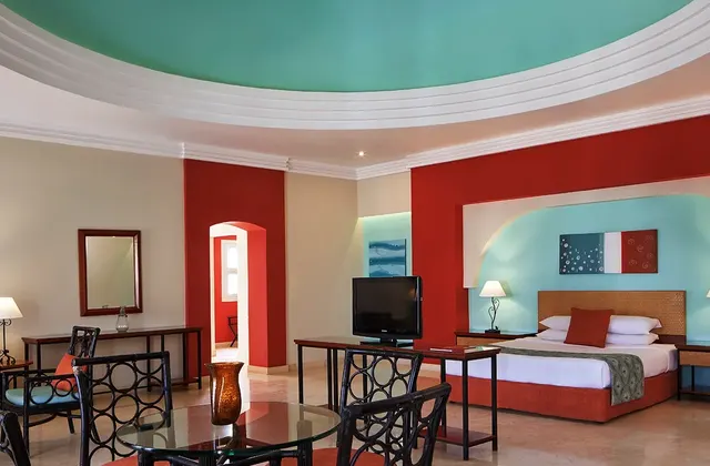 Executive suite at Fanadir El Gouna, showcasing luxurious accommodations with modern amenities.