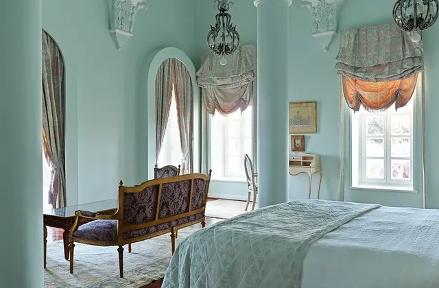 Classic interior of a room at La Maison Bleue El Gouna, featuring elegant decor and a welcoming ambiance.