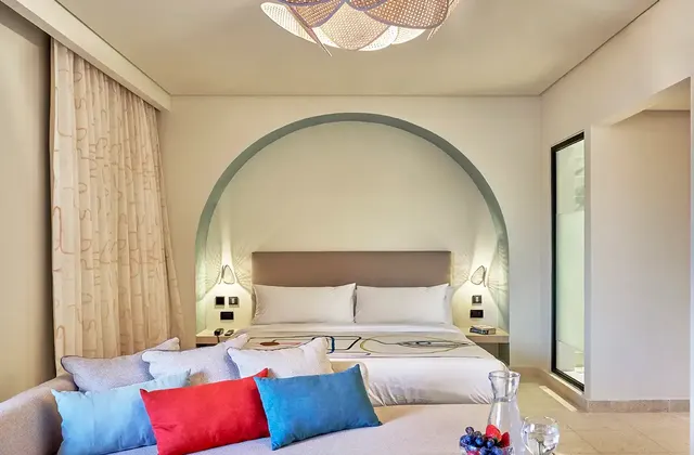 The Junior Suite with Marina View at The Three Corners Ocean View in El Gouna, Red Sea.